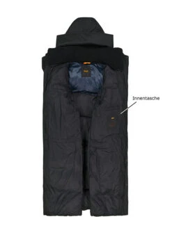 BOSS Orange, Steppmantel Omont, Mikrofaser Wasserresistent, Schwarz 2 BOSS Orange, Steppmantel Omont, Mikrofaser Wasserresistent, Schwarz -Herrenausstatter Verkaufe 450810 norm3