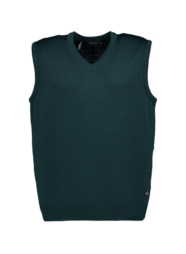 MAERZ Muenchen, Pullunder, Merinowolle waschbar, dunkelgrün MAERZ Muenchen, Pullunder, Merinowolle Waschbar, Dunkelgrün -Herrenausstatter Verkaufe 450823 norm