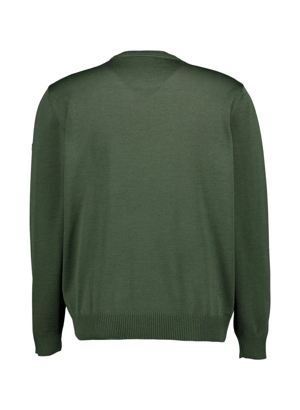 MAERZ Muenchen, Pullover, Merinowolle waschbar, waldgrün MAERZ Muenchen, Pullover, Merinowolle Waschbar, Waldgrün -Herrenausstatter Verkaufe 450825 norm2