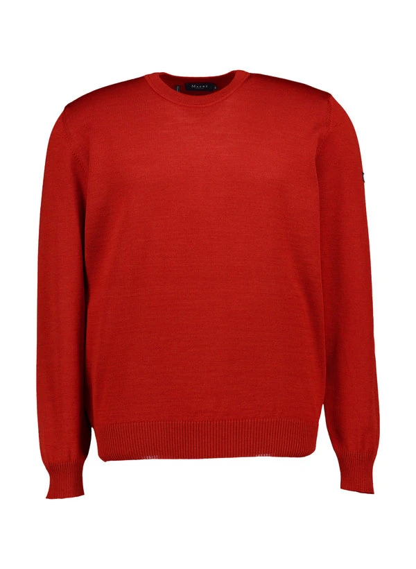 MAERZ Muenchen, Pullover, Merinowolle waschbar, rotorange MAERZ Muenchen, Pullover, Merinowolle Waschbar, Rotorange -Herrenausstatter Verkaufe 450827 norm