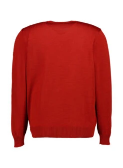 MAERZ Muenchen, Pullover, Merinowolle Waschbar, Rotorange 2 MAERZ Muenchen, Pullover, Merinowolle Waschbar, Rotorange -Herrenausstatter Verkaufe 450827 norm2