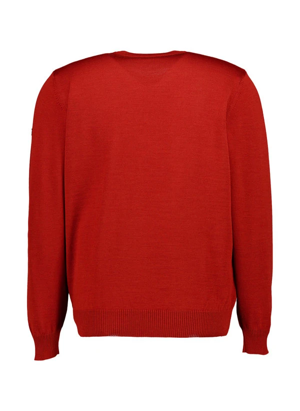 MAERZ Muenchen, Pullover, Merinowolle waschbar, rotorange MAERZ Muenchen, Pullover, Merinowolle Waschbar, Rotorange -Herrenausstatter Verkaufe 450827 norm2