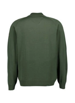 MAERZ Muenchen, Cardigan, Merinowolle Waschbar, Dunkelgrün -Herrenausstatter Verkaufe 450848 norm2