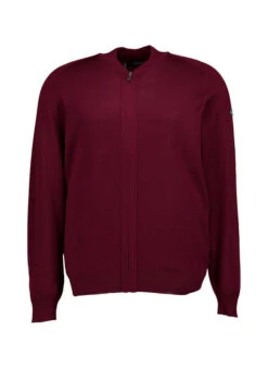 MAERZ Muenchen, Cardigan, Merinowolle Waschbar, Dunkelrot