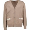 MAERZ Muenchen, Cardigan, Wolle-Baumwolle, Braun