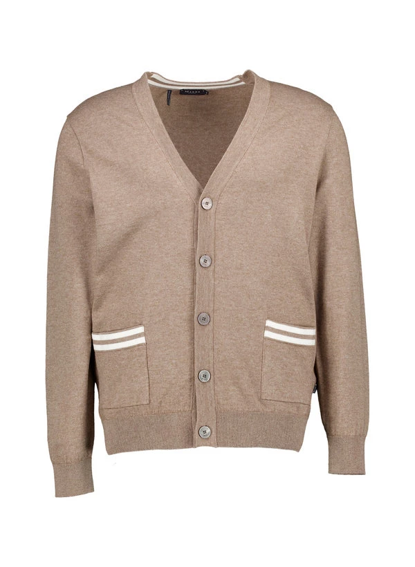 MAERZ Muenchen, Cardigan, Wolle-Baumwolle, braun MAERZ Muenchen, Cardigan, Wolle-Baumwolle, Braun -Herrenausstatter Verkaufe 450851 norm