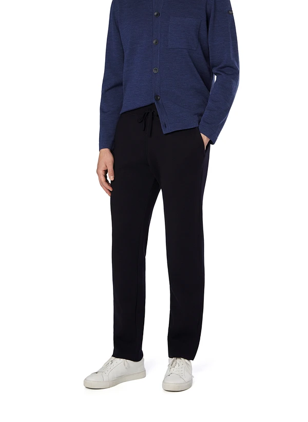MAERZ Muenchen, Hose, Merinowolle Strick, navy MAERZ Muenchen, Hose, Merinowolle Strick, Navy -Herrenausstatter Verkaufe 450853 norm