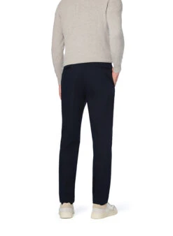 BOGGI MILANO, Hose Justin, Regular Fit, Baumwolle-Tencel™, Navy 2 BOGGI MILANO, Hose Justin, Regular Fit, Baumwolle-Tencel™, Navy -Herrenausstatter Verkaufe 450880 norm2