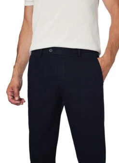 BOGGI MILANO, Hose Justin, Regular Fit, Baumwolle-Tencel™, Navy 3 BOGGI MILANO, Hose Justin, Regular Fit, Baumwolle-Tencel™, Navy -Herrenausstatter Verkaufe 450880 norm3