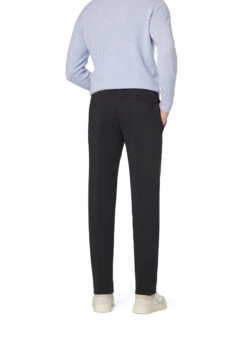 BOGGI MILANO, Sweatpants Giro, Regular Fit, Jersey, Schwarzgrau -Herrenausstatter Verkaufe 450883 norm2