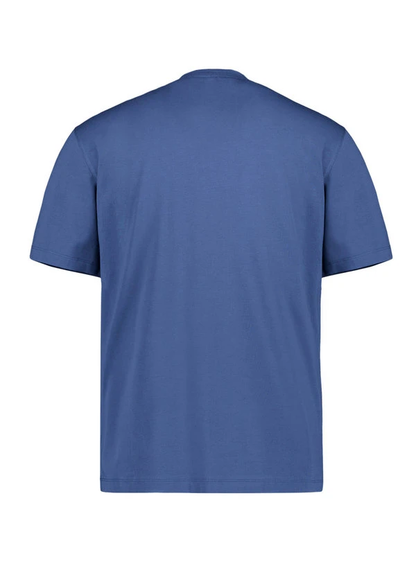 BOGGI MILANO, T-Shirt, Regular Fit, Baumwolle, blau BOGGI MILANO, T-Shirt, Regular Fit, Baumwolle, Blau -Herrenausstatter Verkaufe 450903 norm2