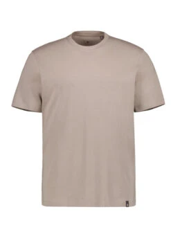 BOGGI MILANO, T-Shirt, Regular Fit, Baumwolle, Taupe