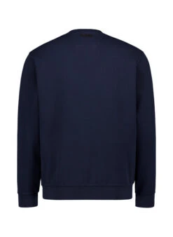 BOGGI MILANO, Sweatshirt, Relaxed Fit, Baumwolle, Navy -Herrenausstatter Verkaufe 450909 norm2