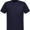 BOGGI MILANO, T-Shirt, Regular Fit, Baumwoll-Piqué, Navy