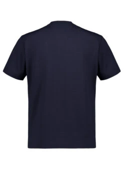BOGGI MILANO, T-Shirt, Regular Fit, Baumwoll-Piqué, Navy -Herrenausstatter Verkaufe 450918 norm2