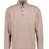 BOGGI MILANO, Sweatshirt, Regular Fit, Baumwolle, Taupe