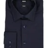BOSS Black, Hemd Joe, Regular Fit, Baumwoll-Stretch, Dunkelblau