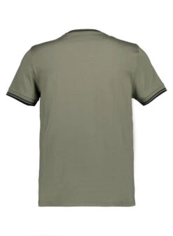 Fred Perry, T-Shirt, Baumwolle, Olivgrün 2 Fred Perry, T-Shirt, Baumwolle, Olivgrün -Herrenausstatter Verkaufe 450947 norm2