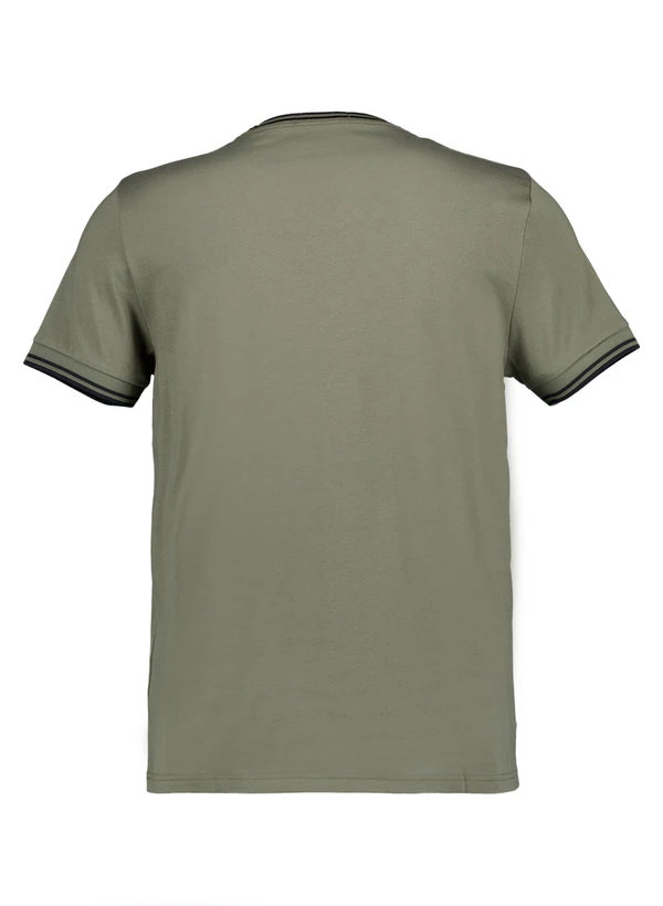 Fred Perry, T-Shirt, Baumwolle, olivgrün Fred Perry, T-Shirt, Baumwolle, Olivgrün -Herrenausstatter Verkaufe 450947 norm2