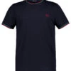 Fred Perry, T-Shirt, Baumwolle, Navy