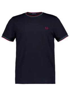 Fred Perry, T-Shirt, Baumwolle, Navy