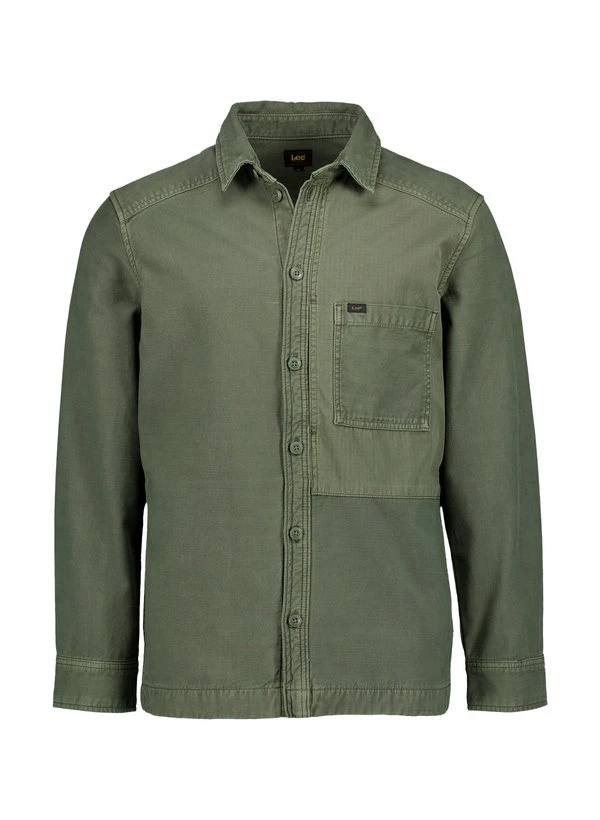 Lee, Overshirt Paneled, Baumwole, moosgrün Lee, Overshirt Paneled, Baumwole, Moosgrün -Herrenausstatter Verkaufe 450978 norm