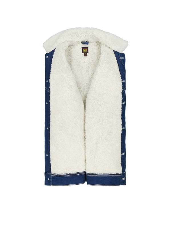 Lee, Jeansjacke, Baumwolle warmgefüttert, blau Lee, Jeansjacke, Baumwolle Warmgefüttert, Blau -Herrenausstatter Verkaufe 450983 norm3