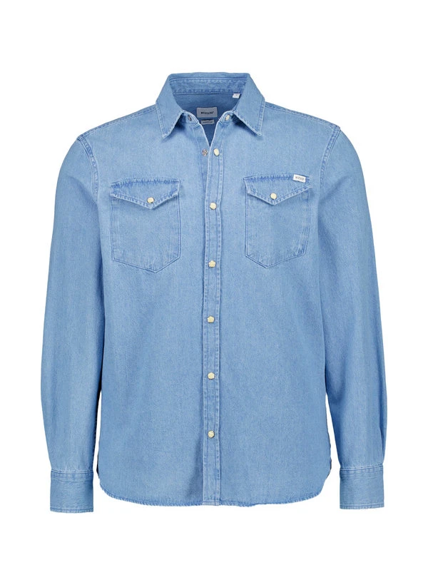 MUSTANG, Jeanshemd, Regular Fit, Baumwolle, blau MUSTANG, Jeanshemd, Regular Fit, Baumwolle, Blau -Herrenausstatter Verkaufe 450997 norm
