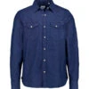MUSTANG, Jeanshemd, Regular Fit, Baumwolle, Mittelblau
