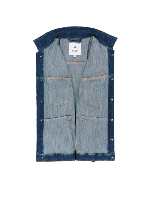 MUSTANG, Jeansjacke Dallas,Baumwoll-Stretch, medium dark MUSTANG, Jeansjacke Dallas,Baumwoll-Stretch, Medium Dark -Herrenausstatter Verkaufe 451008 norm3