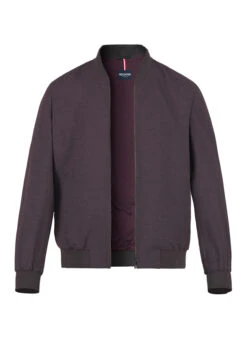 HECHTER PARIS, Blouson, Modern Fit, Mikrofaser, Dunkelbraun