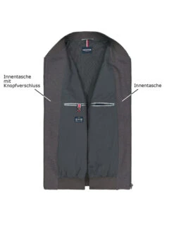 HECHTER PARIS, Blouson, Modern Fit, Mikrofaser, Braun -Herrenausstatter Verkaufe 451022 norm3