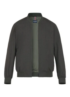 HECHTER PARIS, Blouson, Modern Fit, Mikrofaser, Dunkelgrün