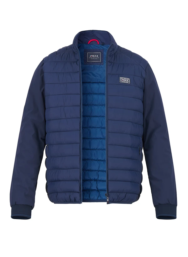 N.Z.A., Jacke, Mikrofaser wasserabweisend, blau N.Z.A., Jacke, Mikrofaser Wasserabweisend, Blau -Herrenausstatter Verkaufe 451039 norm