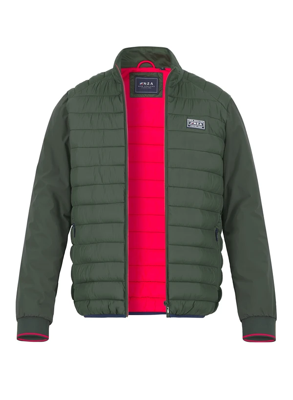 N.Z.A., Jacke, Mikrofaser wasserabweisend, moosgrün N.Z.A., Jacke, Mikrofaser Wasserabweisend, Moosgrün -Herrenausstatter Verkaufe 451040 norm