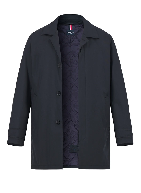 HECHTER PARIS, Mantel, Mikrofaser wasserabweisend, nachtblau HECHTER PARIS, Mantel, Mikrofaser Wasserabweisend, Nachtblau -Herrenausstatter Verkaufe 451047 norm