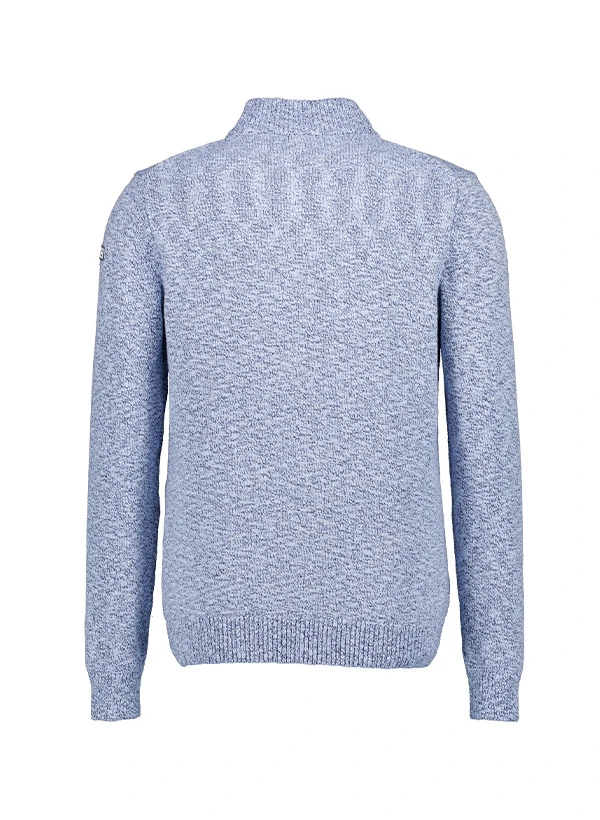 N.Z.A., Troyer, Baumwolle, eisblau meliert N.Z.A., Troyer, Baumwolle, Eisblau Meliert -Herrenausstatter Verkaufe 451057 norm2