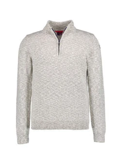 N.Z.A., Troyer, Baumwolle, Grün-ecru Meliert