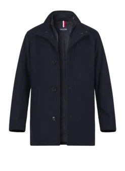 HECHTER PARIS, Jacke, Wolle Wattiert, Navy