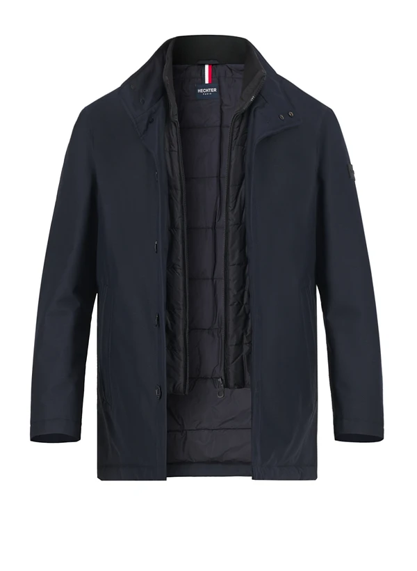 HECHTER PARIS, Funktionsjacke, Mikrofaser wasserdicht, nachtblau HECHTER PARIS, Funktionsjacke, Mikrofaser Wasserdicht, Nachtblau -Herrenausstatter Verkaufe 451074 norm