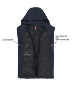 HECHTER PARIS, Jacke, Mikrofaser Wasserabweisend, Nachtblau -Herrenausstatter Verkaufe 451081 norm3