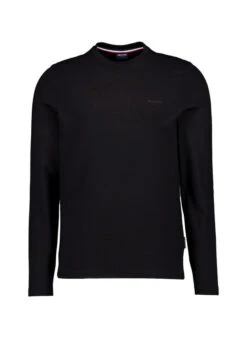 HECHTER PARIS, Longsleeve, Baumwolle, Schwarz