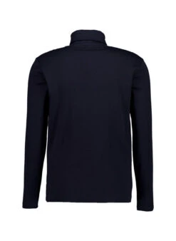 HECHTER PARIS, Rollkragenshirt, Baumwolle, Nachtblau -Herrenausstatter Verkaufe 451117 norm2