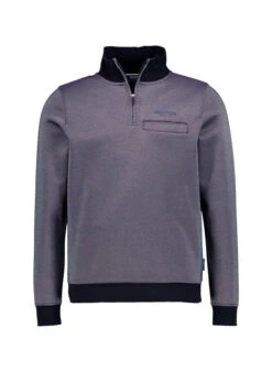 HECHTER PARIS, Troyer, Baumwolle, Nachtblau Meliert