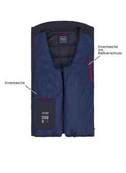 N.Z.A., Jacke, Mikrofaser, Navy -Herrenausstatter Verkaufe 451151 norm3