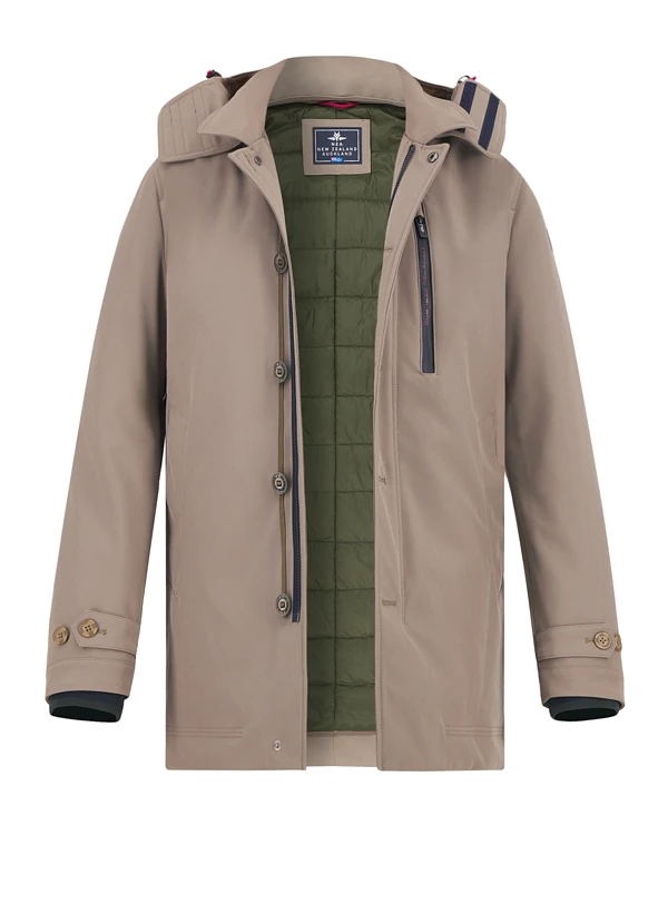 N.Z.A., Parka, Mikrofaser wasserabweisend, beige N.Z.A., Parka, Mikrofaser Wasserabweisend, Beige -Herrenausstatter Verkaufe 451162 norm