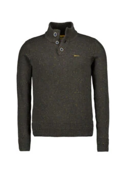 N.Z.A., Troyer, Baumwolle, Flaschengrün Meliert