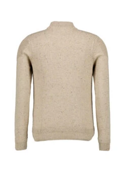 N.Z.A., Stehkragenpullover, Baumwolle, Beige Meliert -Herrenausstatter Verkaufe 451202 norm2