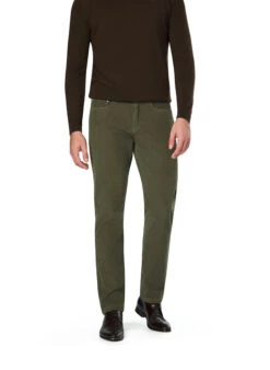 HECHTER PARIS, Hose Belfort, Cord, Dunkelgrün