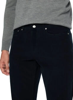 HECHTER PARIS, Hose Belfort, Cord, Nachtblau -Herrenausstatter Verkaufe 451226 norm3
